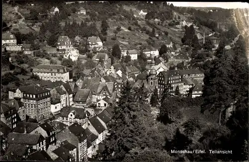 Ak Monschau Montjoie in der Eifel, Teilansicht