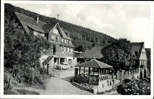 Ak Eiterbach Heiligkreuzsteinach Odenwald, Gasthaus und Pension Goldener Pflug