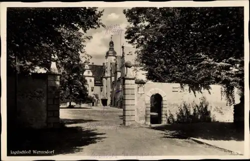 Ak Wermsdorf in Sachsen, Jagdschloss