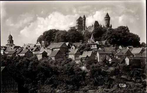 Ak Braunfels an der Lahn, Teilansicht, Burg