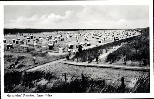 Ak Insel Baltrum in Ostfriesland, Strand