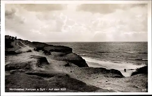 Ak Kampen auf Sylt, Kliff