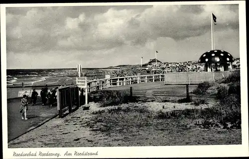 Ak Norderney in Ostfriesland, Nordseestrand, Café