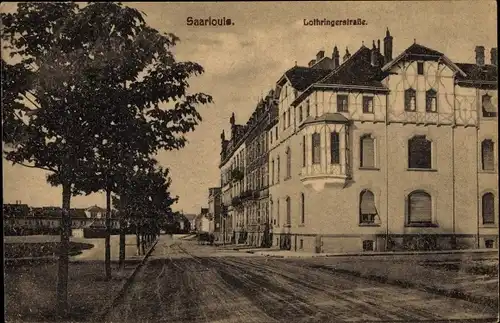 Ak Saarlouis im Saarland, Lothringerstraße