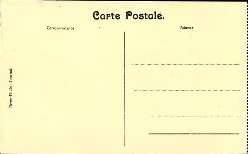 Ak La Bassée Nord, Rue de Lille, Le Calvaire, Straßenpartie, Kreuz