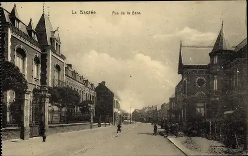 Ak La Bassée Nord, Rue de la Gare