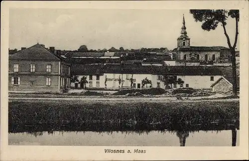 Ak Vilosnes Haraumont Lothringen Meuse, Blick auf den Ort