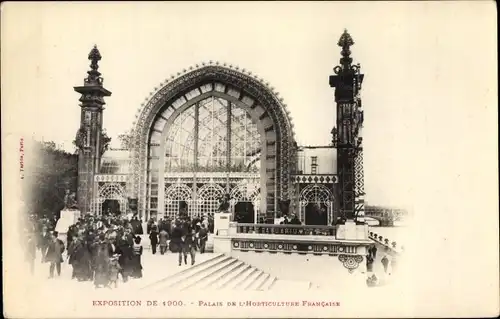 Ak Paris Frankreich, Exposition Universelle 1900, Palais de l'Horticulture Francaise