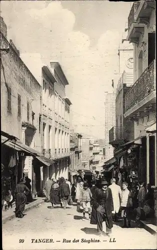 Ak Tanger Marokko, Rue des Siaghins