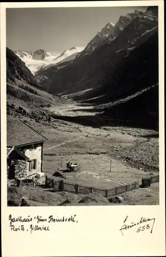 Ak Floitental Tirol, Gasthaus zum Steinbock