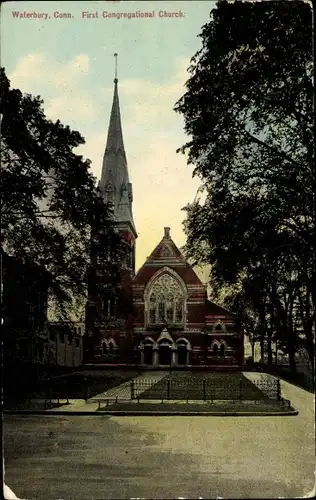 Ak Waterbury Connecticut USA, First Congregational Church