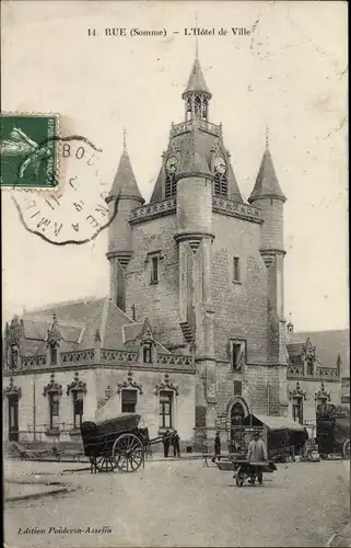 Ak Rue Somme, L'Hotel de Ville