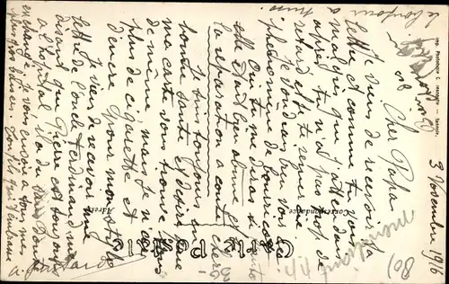 Ak Poix Somme, La Montée de l'Eglise, Aufstieg zur Kirche, Wohnhaus