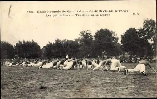 Ak Joinville le Pont Val de Marne, Ecole Normale de Gymnastique, Les petits Jeux