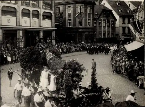 Foto Greiz in Thüringen, Schützenfest, Festwagen, Gärtner