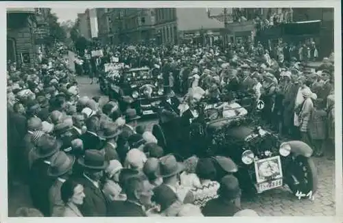 Foto Greiz in Thüringen, Schützenfest, Umzug, Autokorso