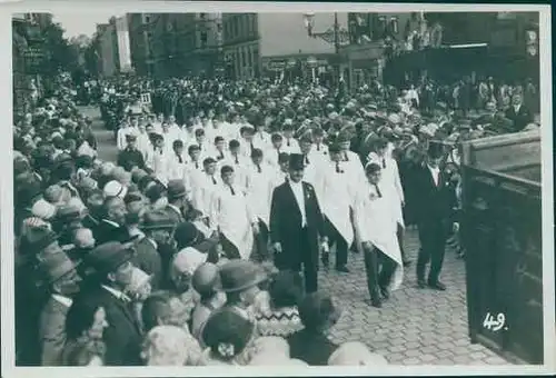 Foto Greiz in Thüringen, Schützenfest, Umzug, Freie Fleischerinnung