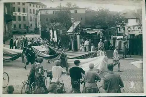 Foto Greiz in Thüringen, Schützenfest, Umzug, Festzug der Greizer Straße