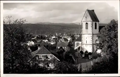 Ak Brombach Lörrach in Baden Württemberg, Blick auf den Ort, Kirche