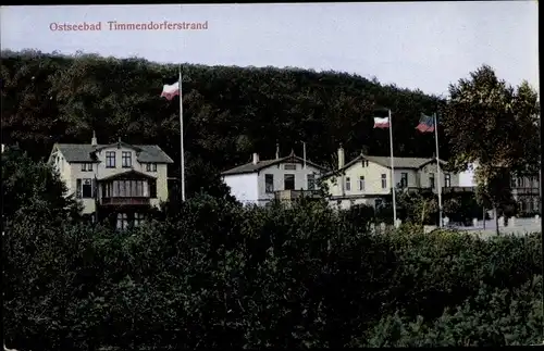 Ak Ostseebad Timmendorfer Strand, Teilansicht der Ortschaft