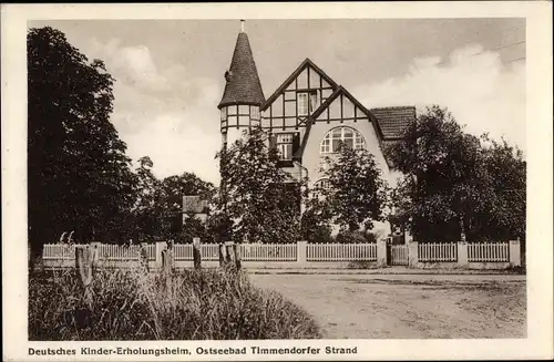 Ak Ostseebad Timmendorfer Strand, Deutsches Kindererholungsheim,Emilienstraße,Schwester Henny Lieber