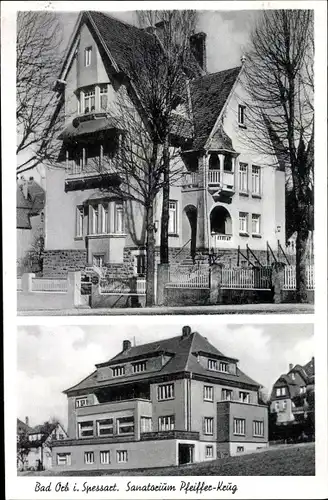 Ak Bad Orb im Spessart, Sanatorium Pfeiffer Krug