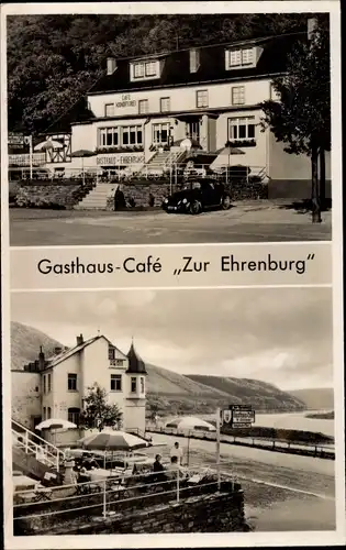 Ak Brodenbach an der Mosel, Gasthaus Cafe Zur Ehrenburg