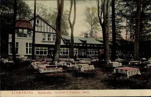 Ak Bad Schwartau in Ostholstein, Waldhalle, Architekt A. Friedrichs