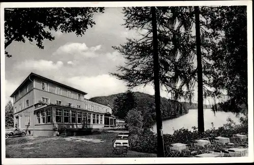 Ak Mölln im Herzogtum Lauenburg, Kurhaus am Schmalsee