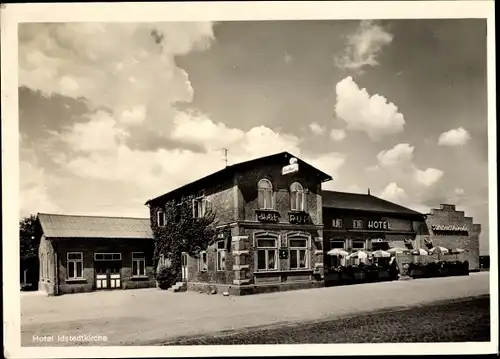 Ak Idstedt in Schleswig Holstein, Hotel Idstedtkirche