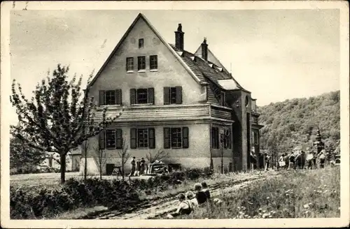 Ak Tholey im Saarland, Jugendherberge am Fuße des Schaumbergs