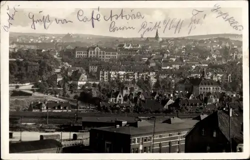 Ak Neunkirchen im Saarland, Teilansicht mit Gymnasium