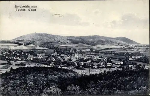 Ak Borgholzhausen in Westfalen, Blick auf den Ort mit Umgebung