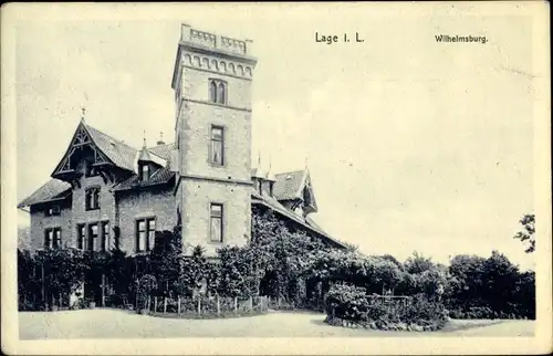 Ak Lage in Lippe, Wilhelmsburg