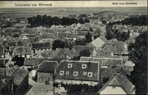Ak Wörrstadt in Rheinland Pfalz, Vogelschau