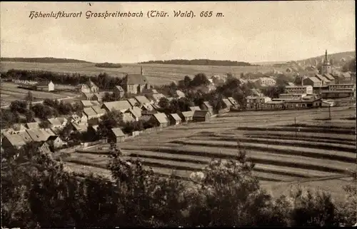 Ak Großbreitenbach in Thüringen, Panorama