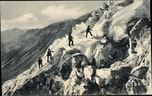 Ak Kletscherbesteigung, Ascension d'un glacier