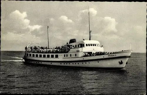 Ak Norderney in Ostfriesland, Fährschiff Frisia II