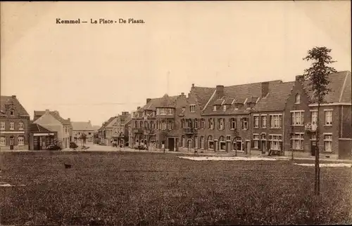 Ak Kemmel Heuvelland Westflandern, La Place