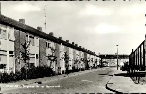 Ak Kerkdriel Maasdriel Gelderland, Burgemeester van Harenstraat