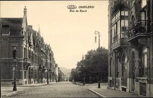 Ak Charleroi Wallonien Hennegau, Rue du Ravin