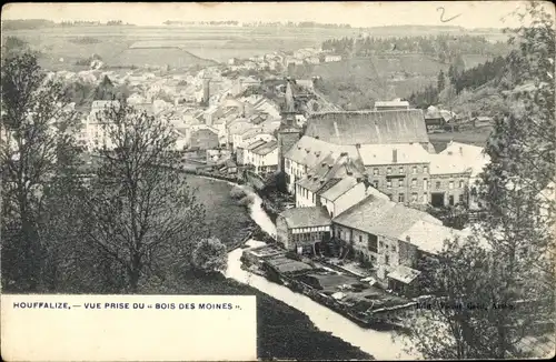 Ak Houffalize Wallonien Luxemburg, Vue prise du Bois des Moines