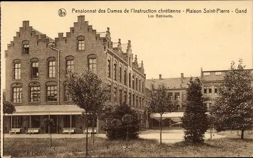 Ak Gand Gent Ostflandern, Pensionnat des Dames de l'Instruction chretienne, Maison Saint Pierre