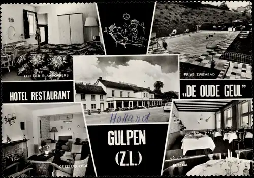 Ak Gulpen Wittem Limburg Niederlande, Hotel De Oude Geul
