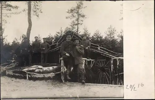 Foto Ak Deutsche Soldaten in Uniformen, I WK, Kaiserreich