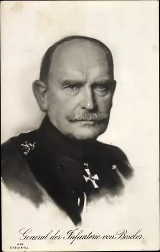 Ak General der Infanterie Hans von Beseler, Portrait