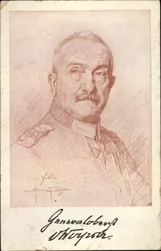Künstler Ak Remus von Woyrsch, Generalfeldmarschall, Portrait