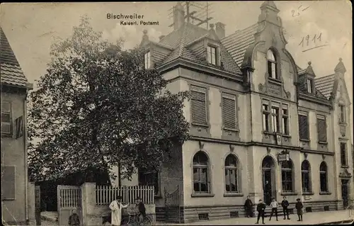 Ak Bischwiller Bischweiler Elsass Bas Rhin, Kaiserliches Postamt
