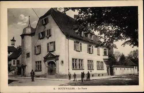Ak Bouxwiller Buchsweiler Elsass Bas Rhin, La Poste