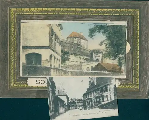 Leporello Ak Bitche Bitsch Lothringen Moselle, Stadtansichten